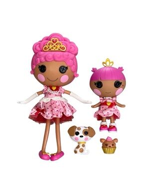 Lalaloopsy Sew Royal Sisters: Crumpet Hearts & Teacup Hearts with Pets Bundle